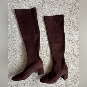 Elegant Brown Over-the-Knee Boots